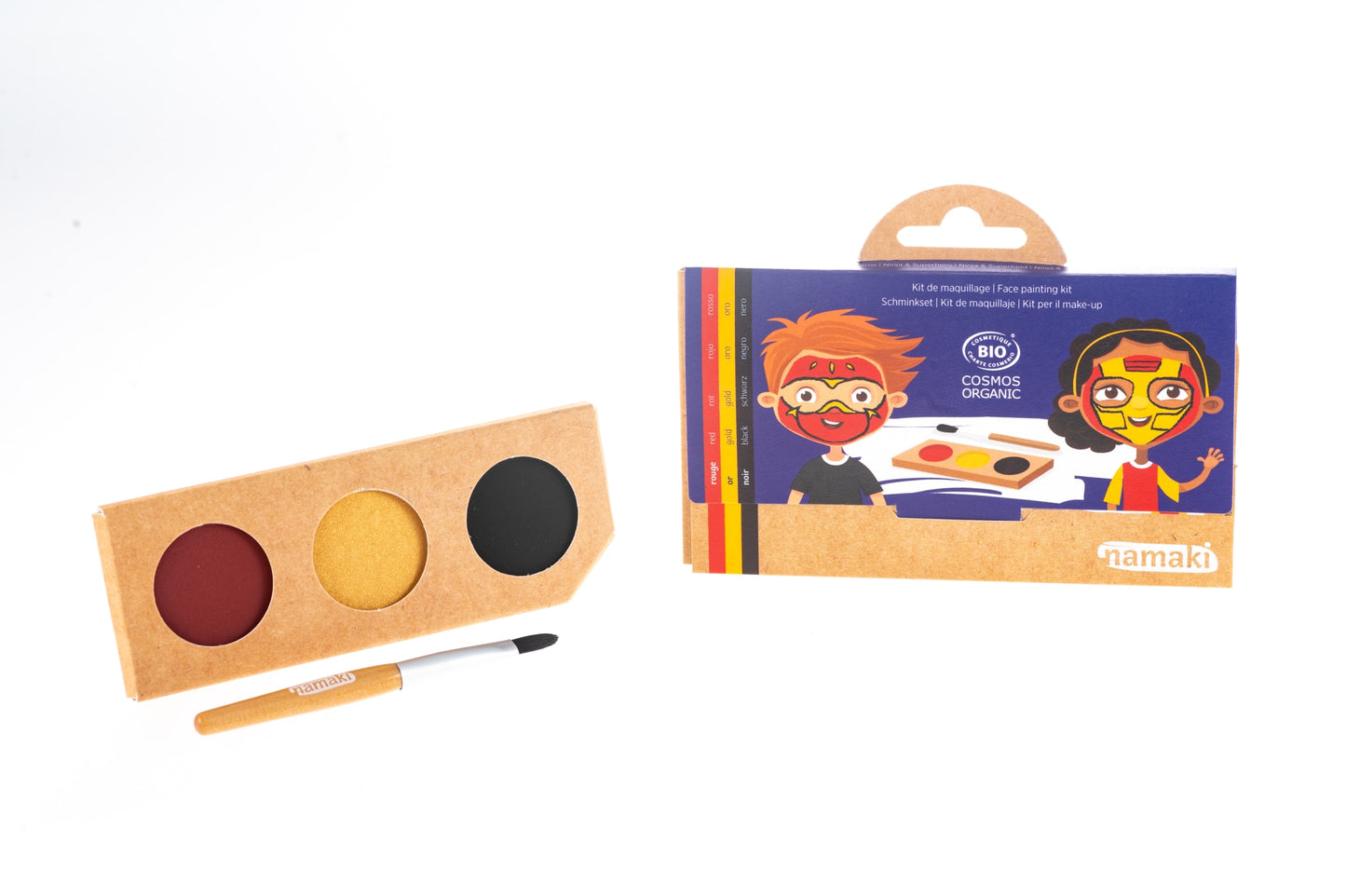 3-Color Face Painting kit - Ninja & Superhero COSMOS