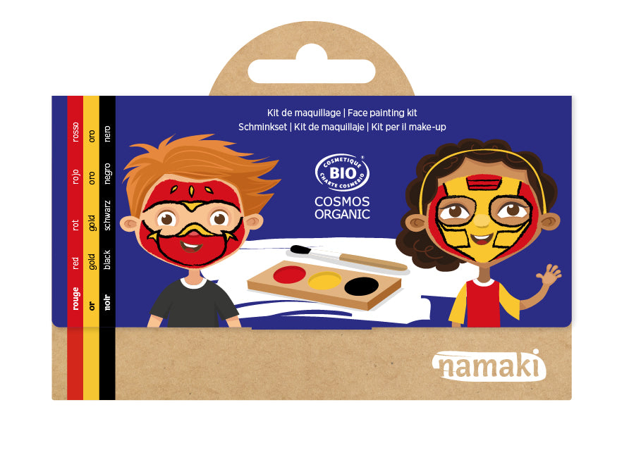 3-Color Face Painting kit - Ninja & Superhero COSMOS