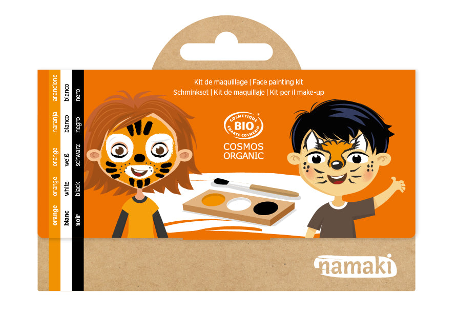 3-Color Face Painting kit - Tiger & Fox COSMOS