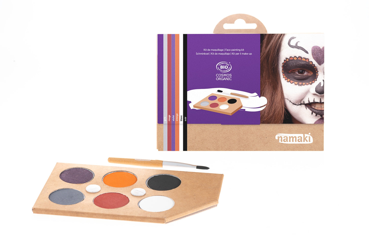 6 farver ansigtsmaling: 6-Color Face Painting Kit COSMOS Horrors show