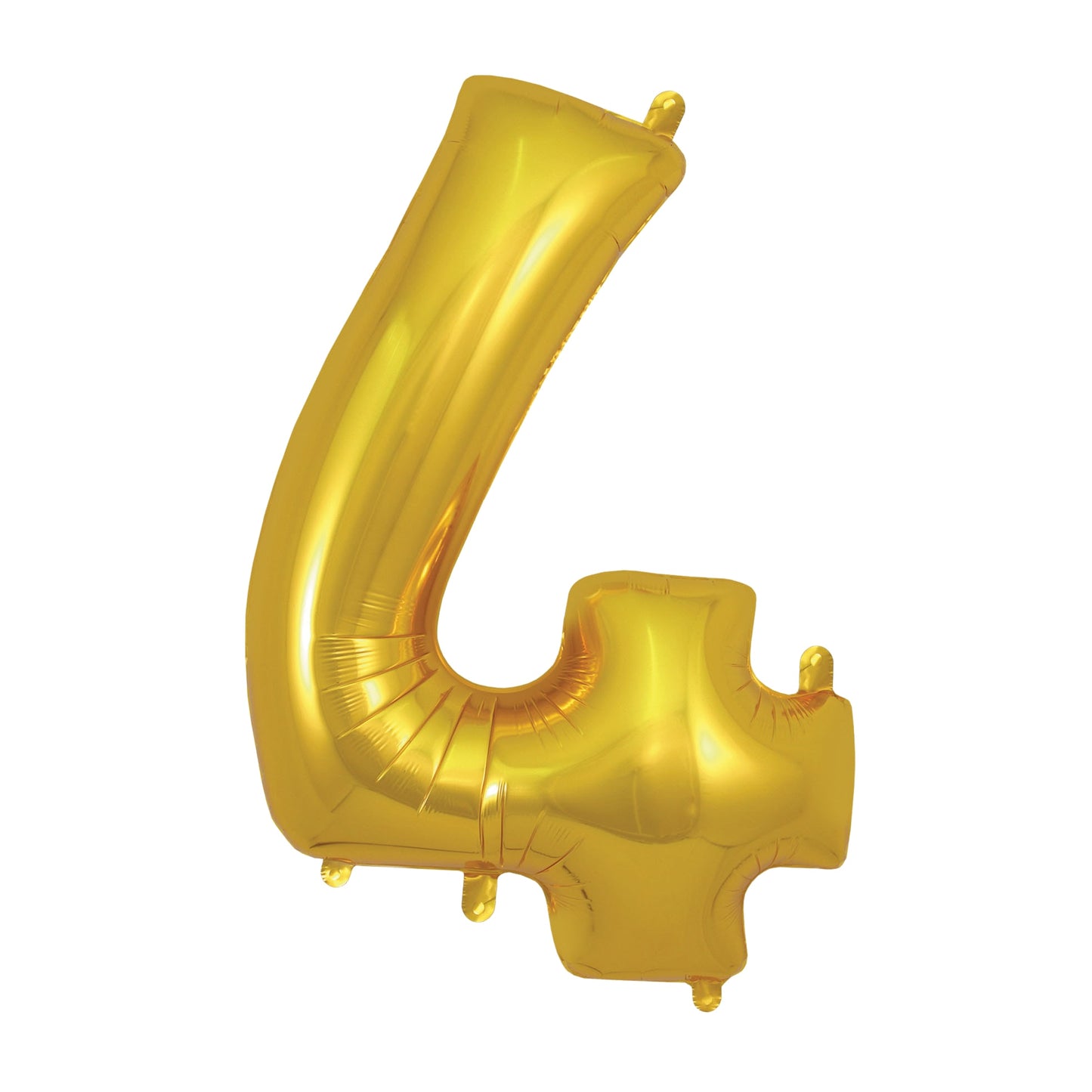 Balloon Foil Number 4 - Gold