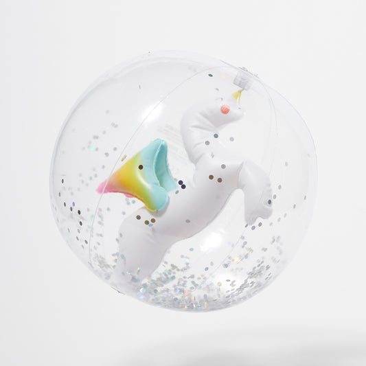 3D Inflatable Beach Ball Unicorn