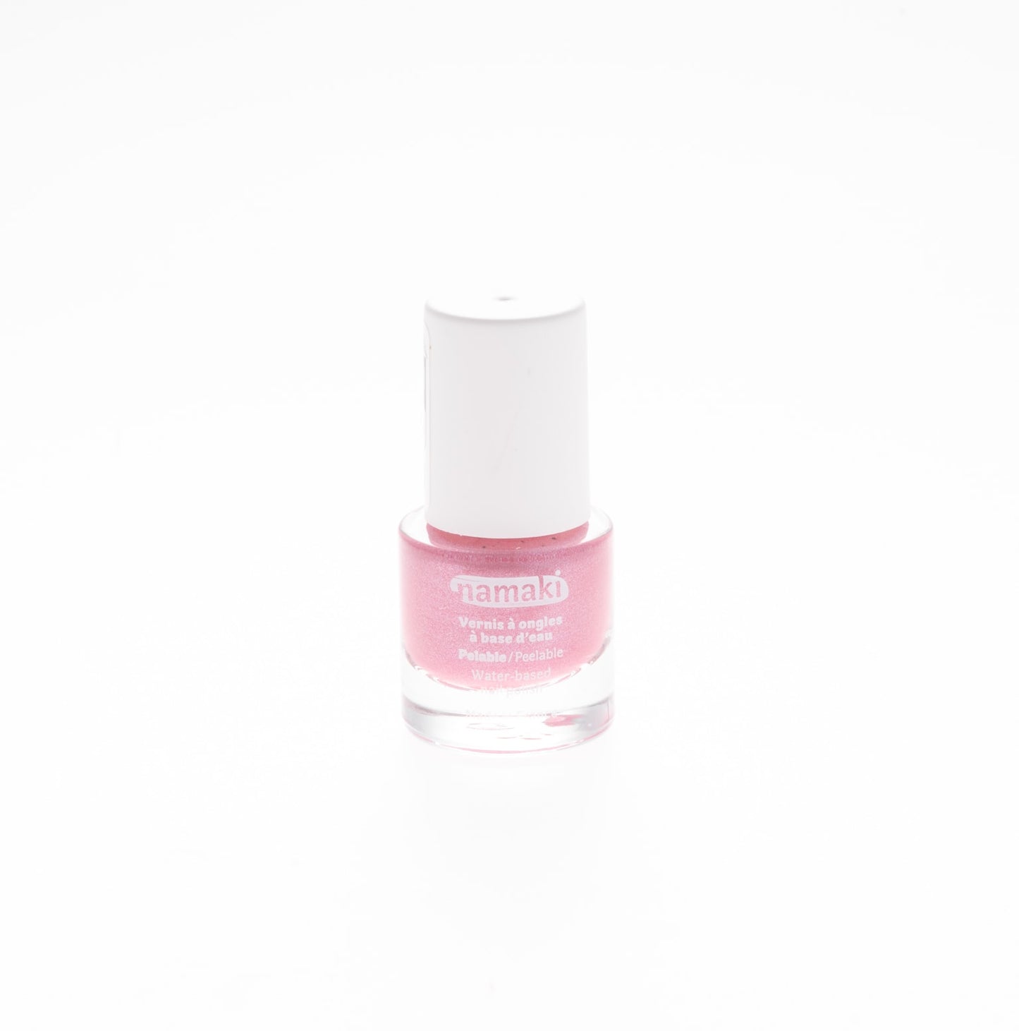 Vandbaseret neglelak: 22 pink glitter