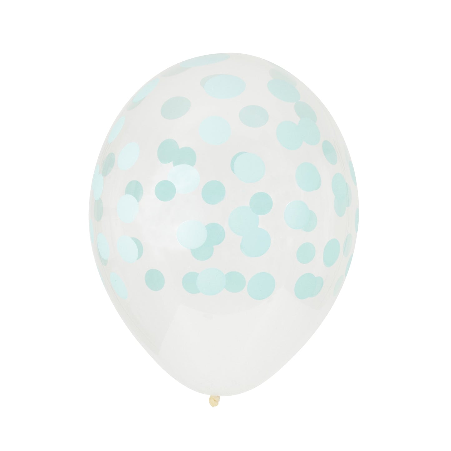 Balloons Printed Confetti  5 pieces - aqua