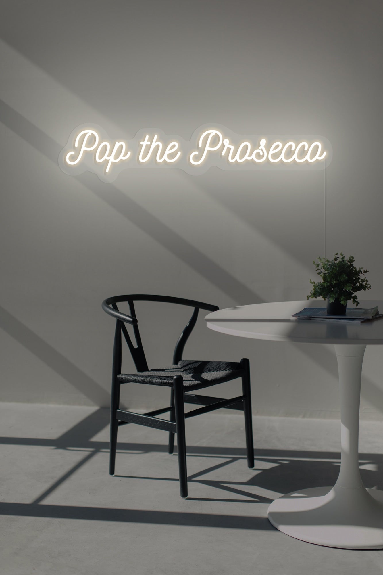 Neon skilt - LED: POP THE PROSECCO