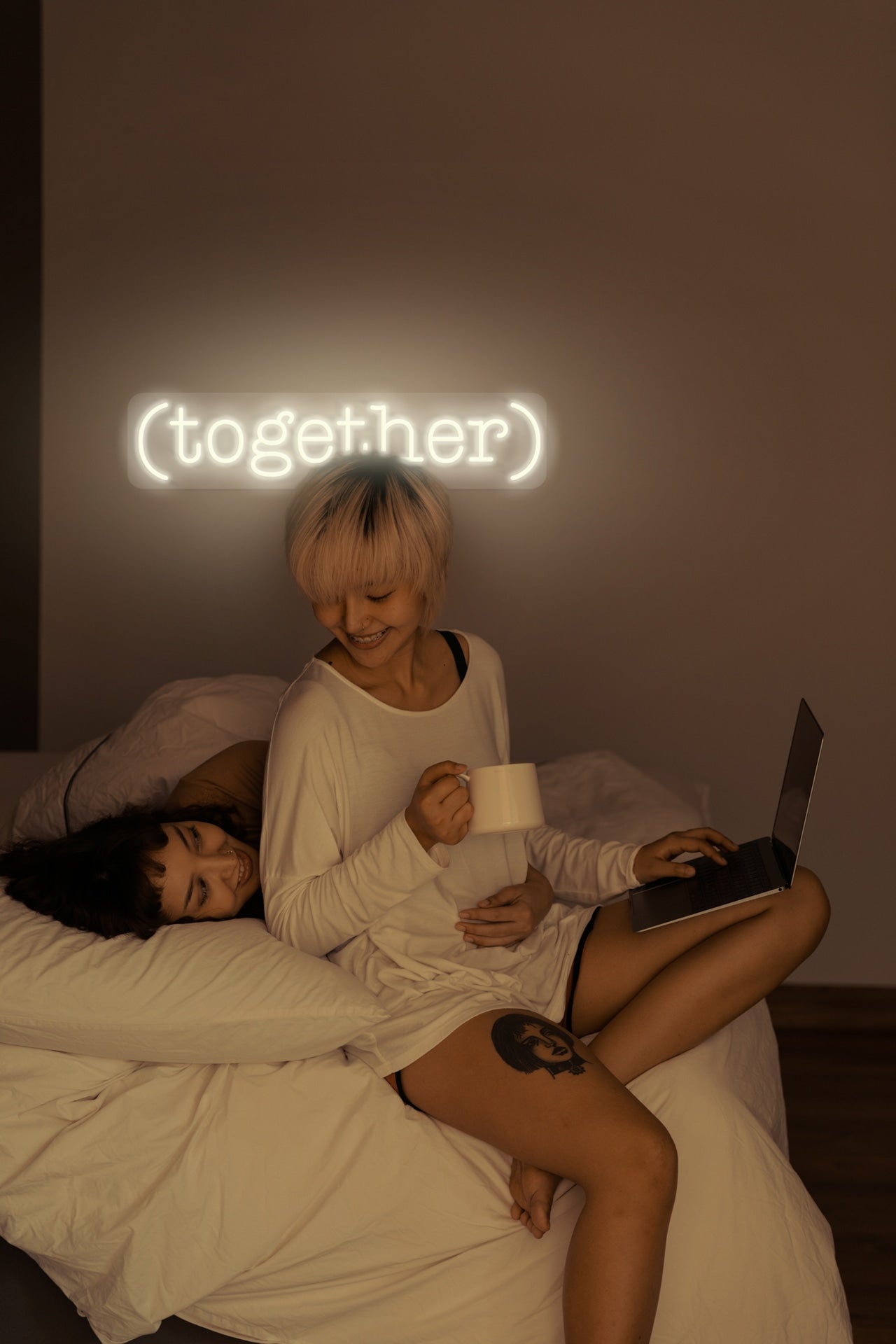 Væglys: Together - Neon LED