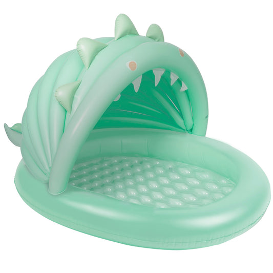 Kiddy Pool Surfing Dino - Ice Mint