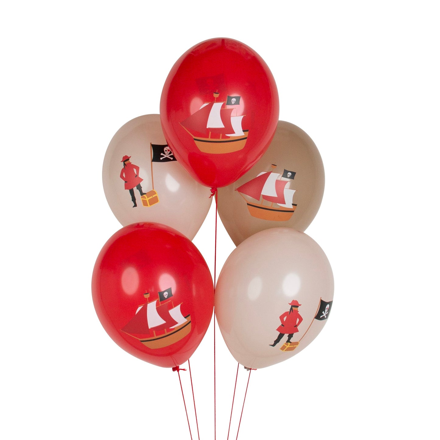 Balloons Tattooed  5 pieces - pirate