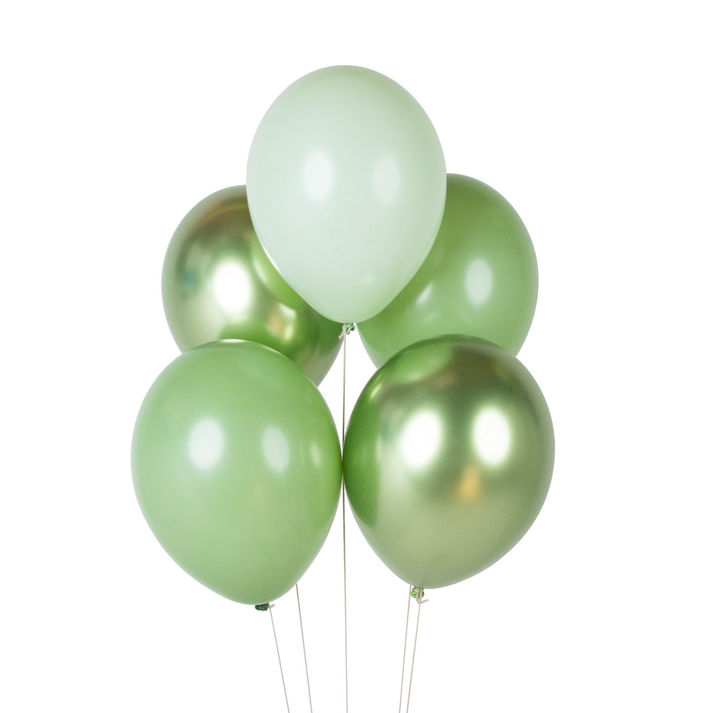 Balloons 10 pieces all sage green