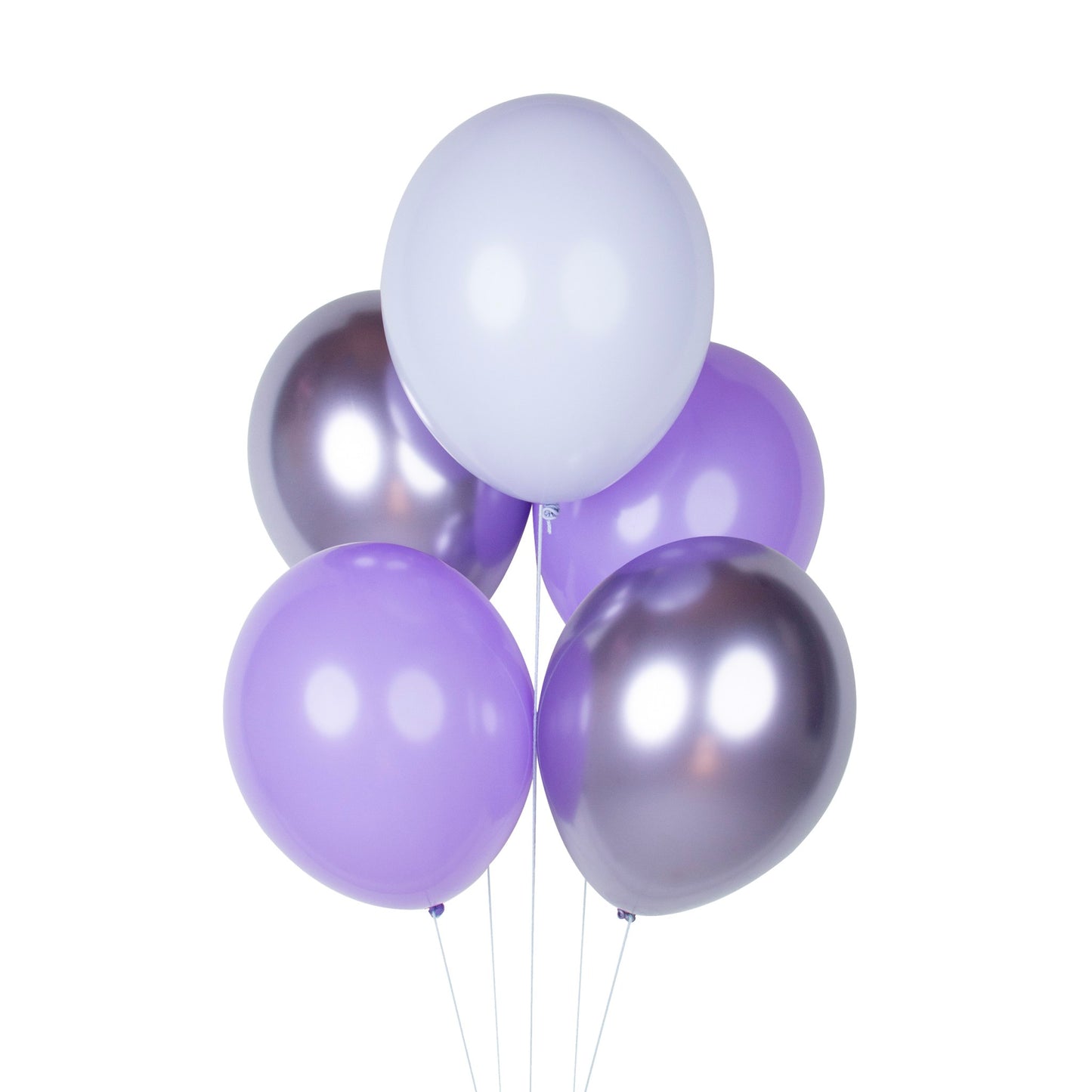 Balloons 10 pieces all lilac