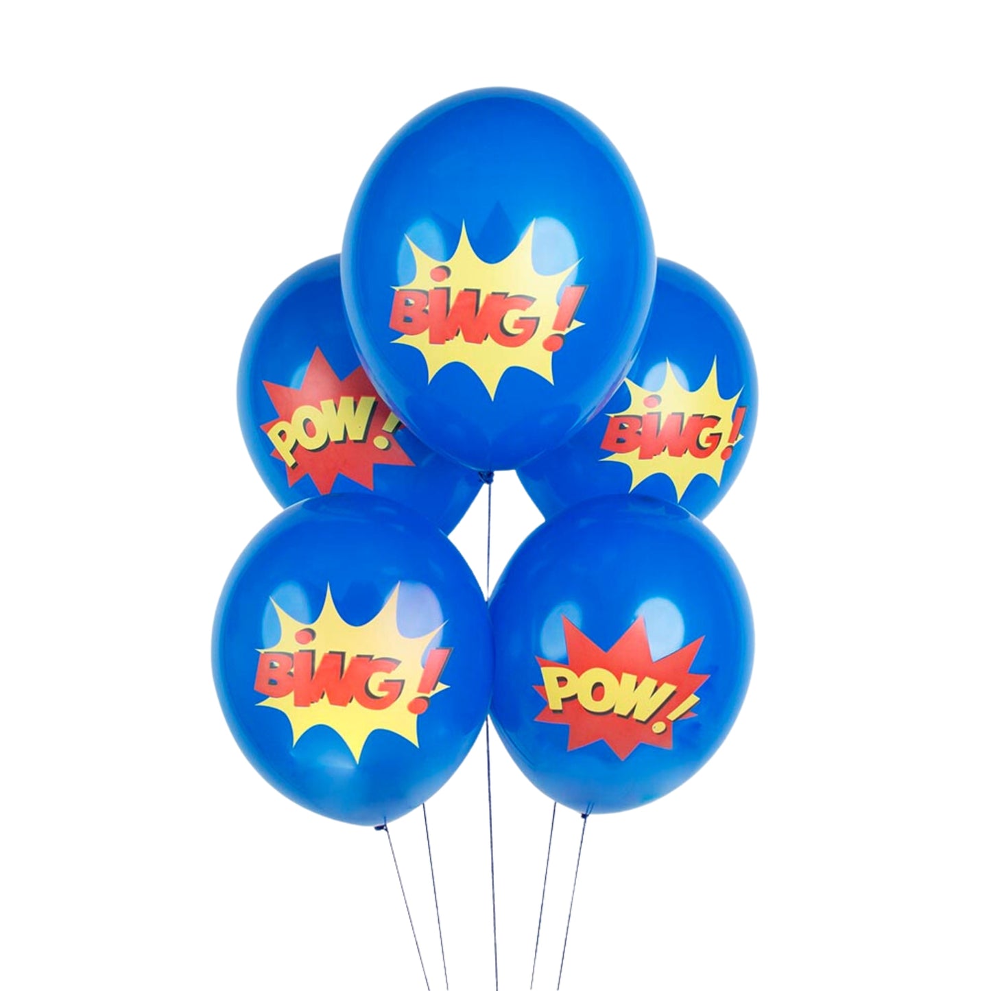 Balloons Tattooed  5 pieces - super heroes