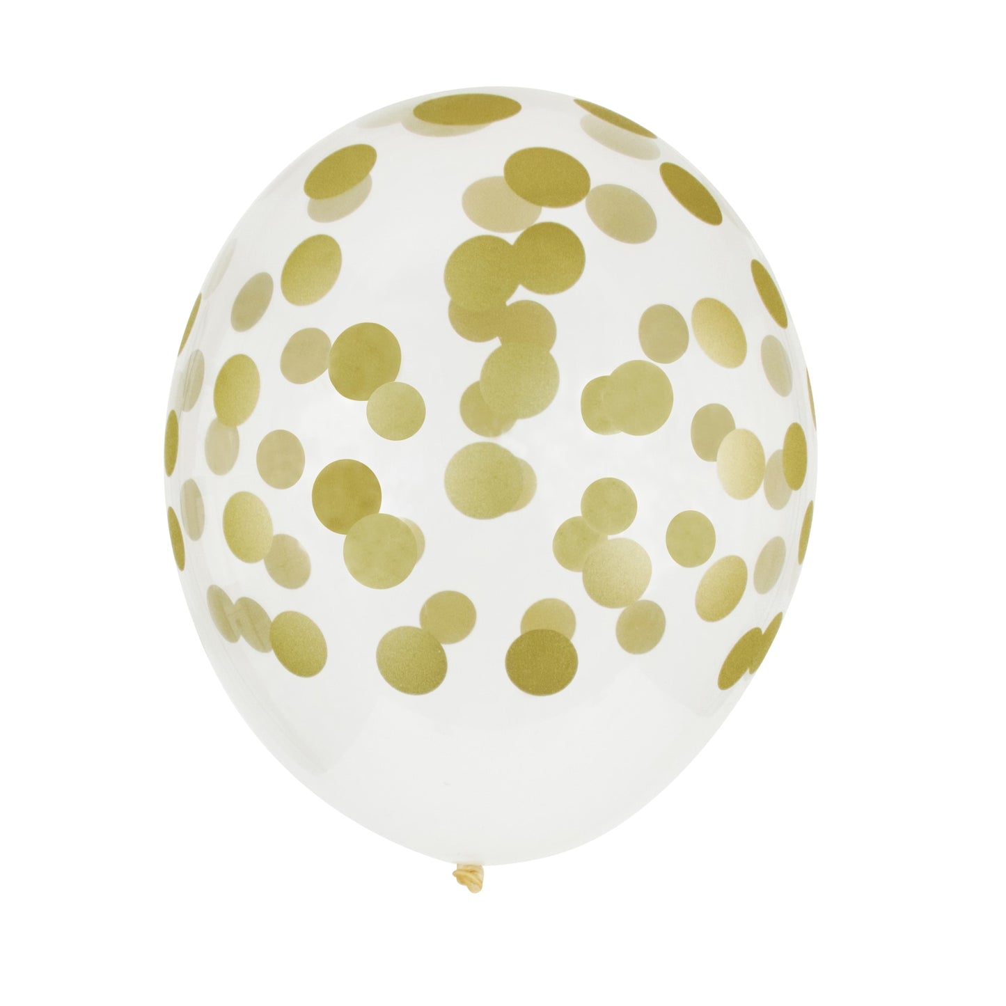 Balloons Printed Confetti  5 pieces - golden