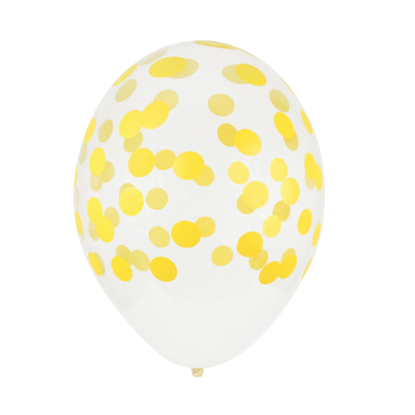 Balloons Printed Confetti  5 pieces - yellow