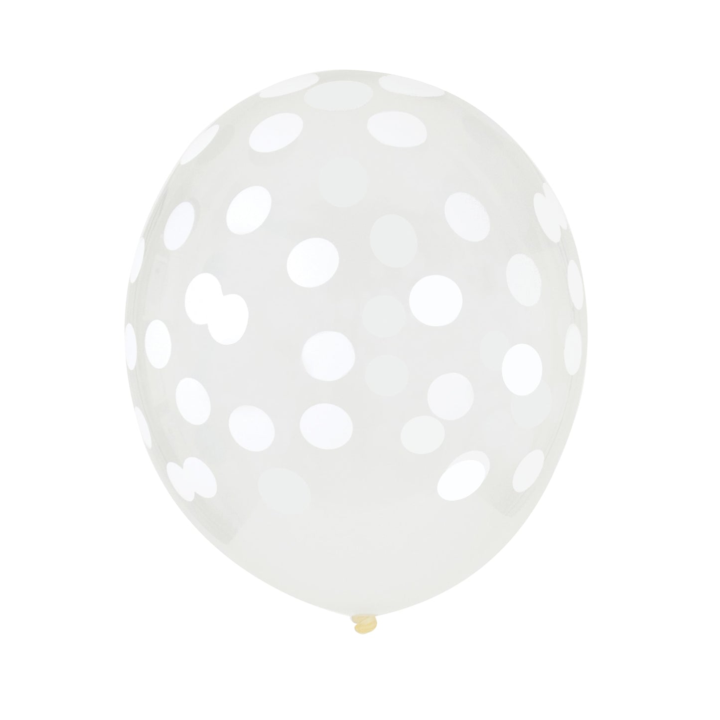 Balloons Printed Confetti  5 pieces - white