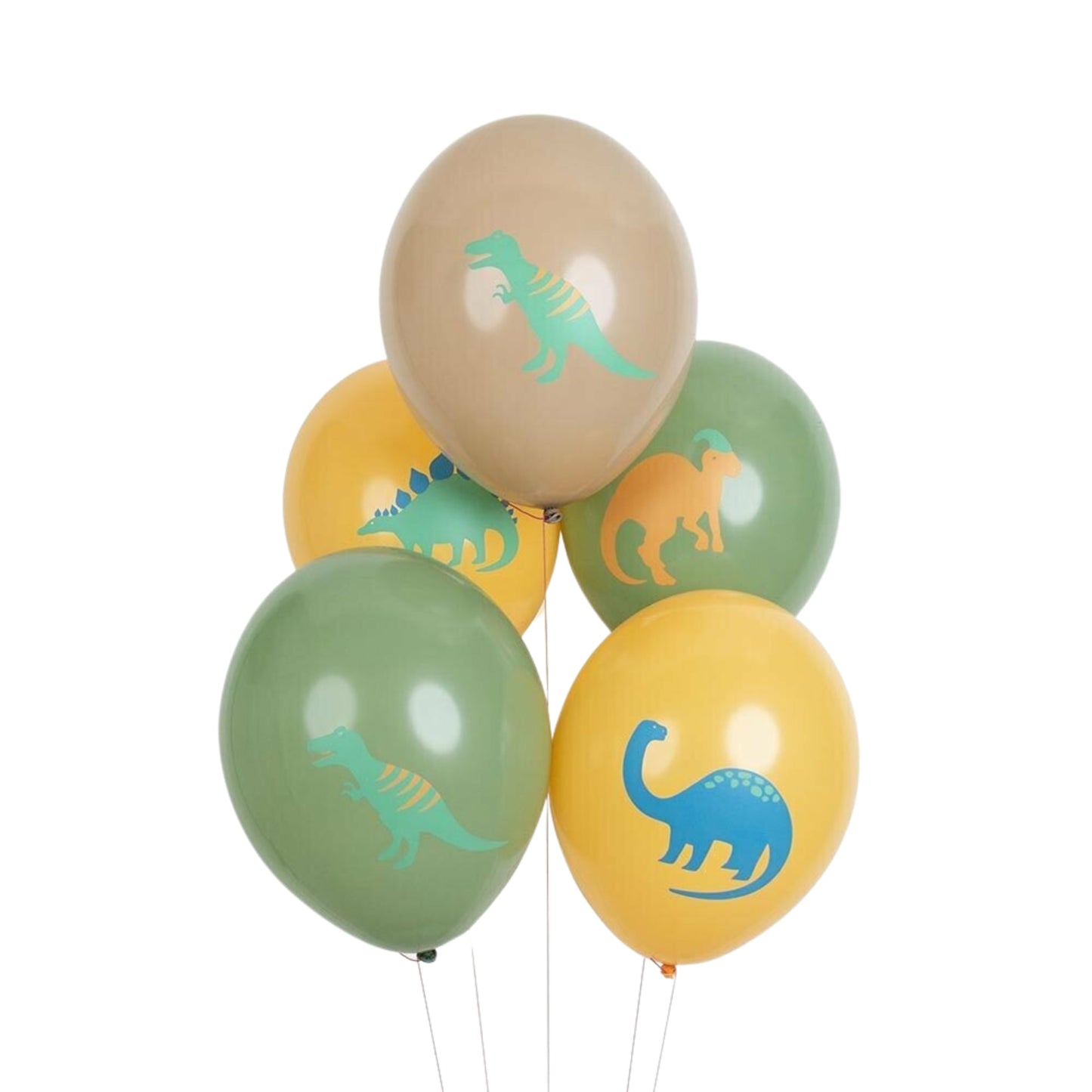 Balloons Tattooed  5 pieces - dinos