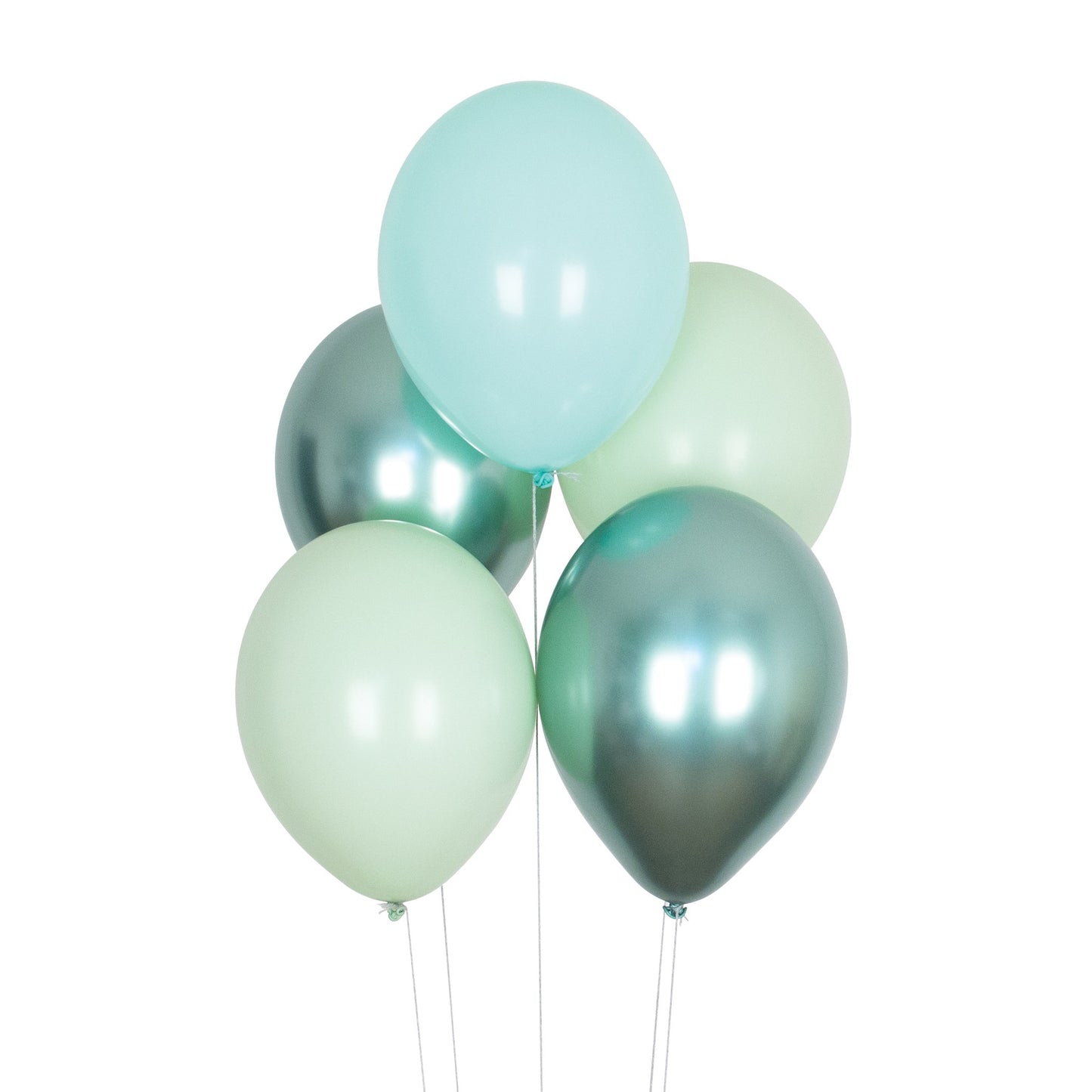 Balloons 10 pieces all green