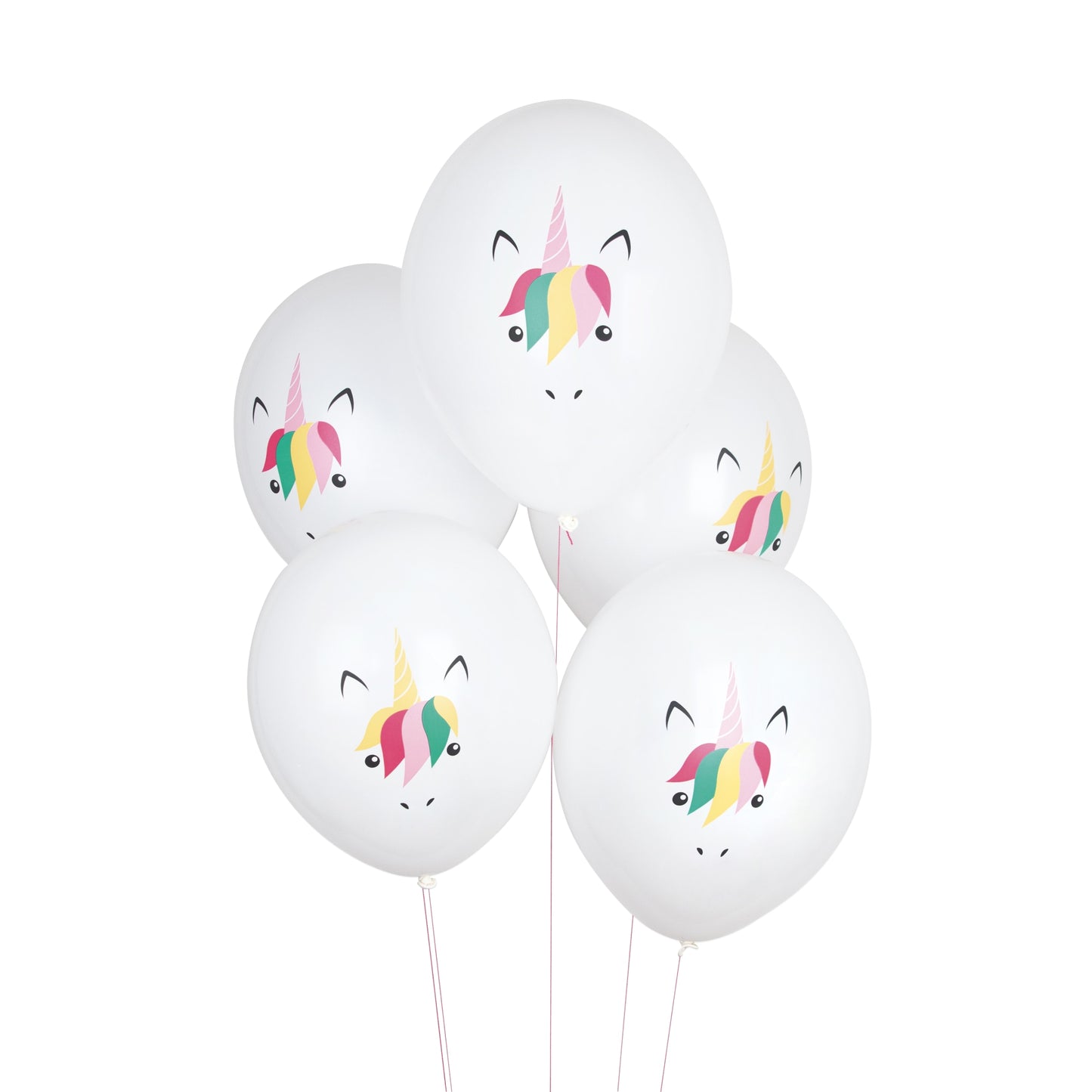 Balloons Tattooed  5 pieces - mini unicorn