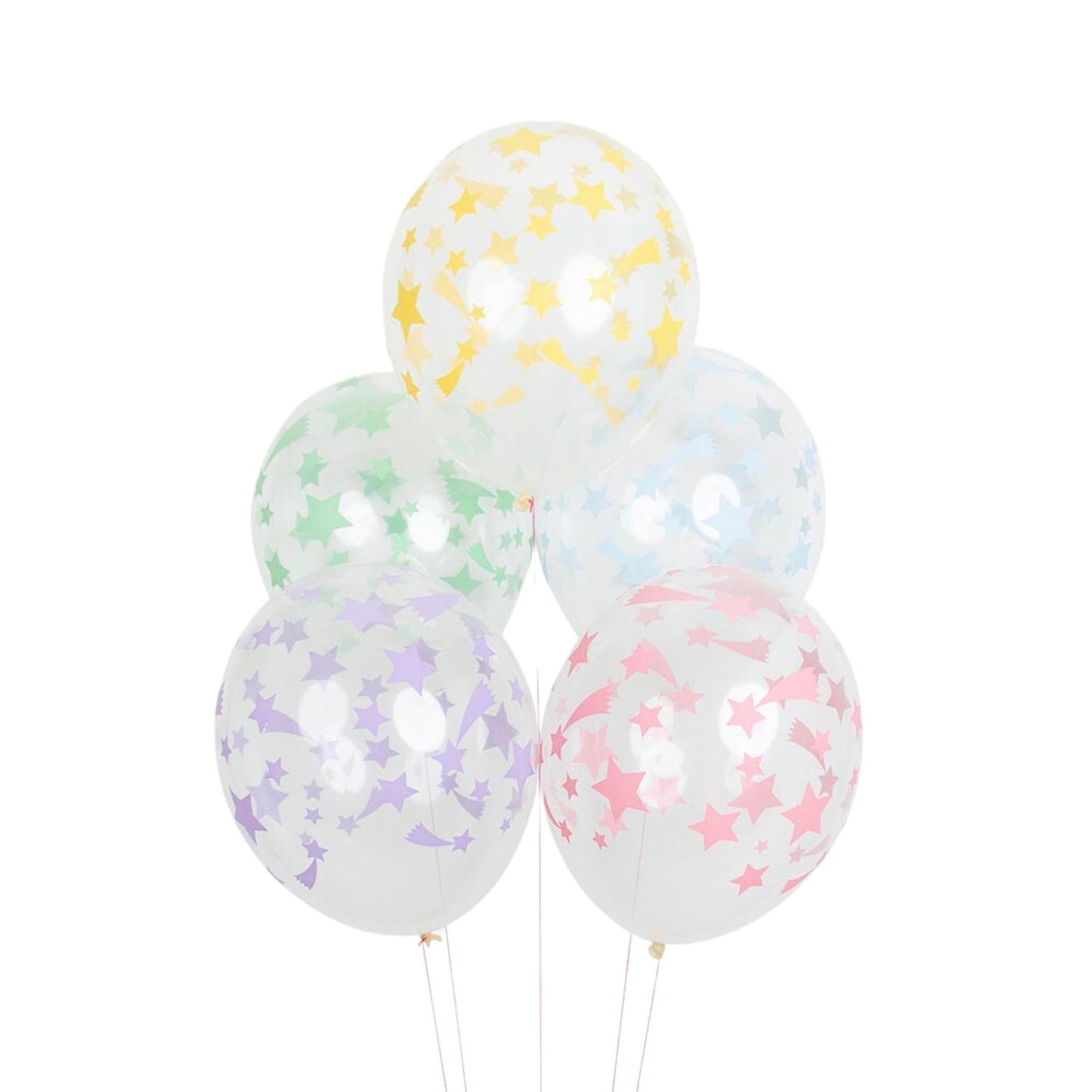 Balloons Tattooed  5 pieces - unicorn stars