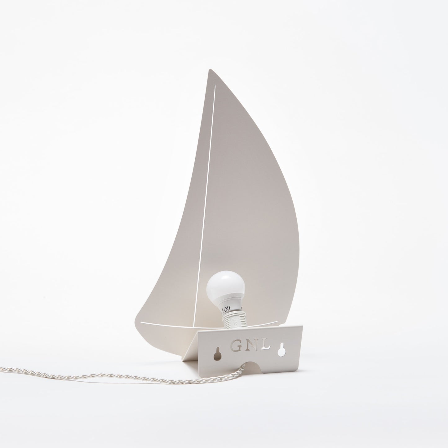 Væg og bordlampe - Model: "Bateau lampe - Ivory"