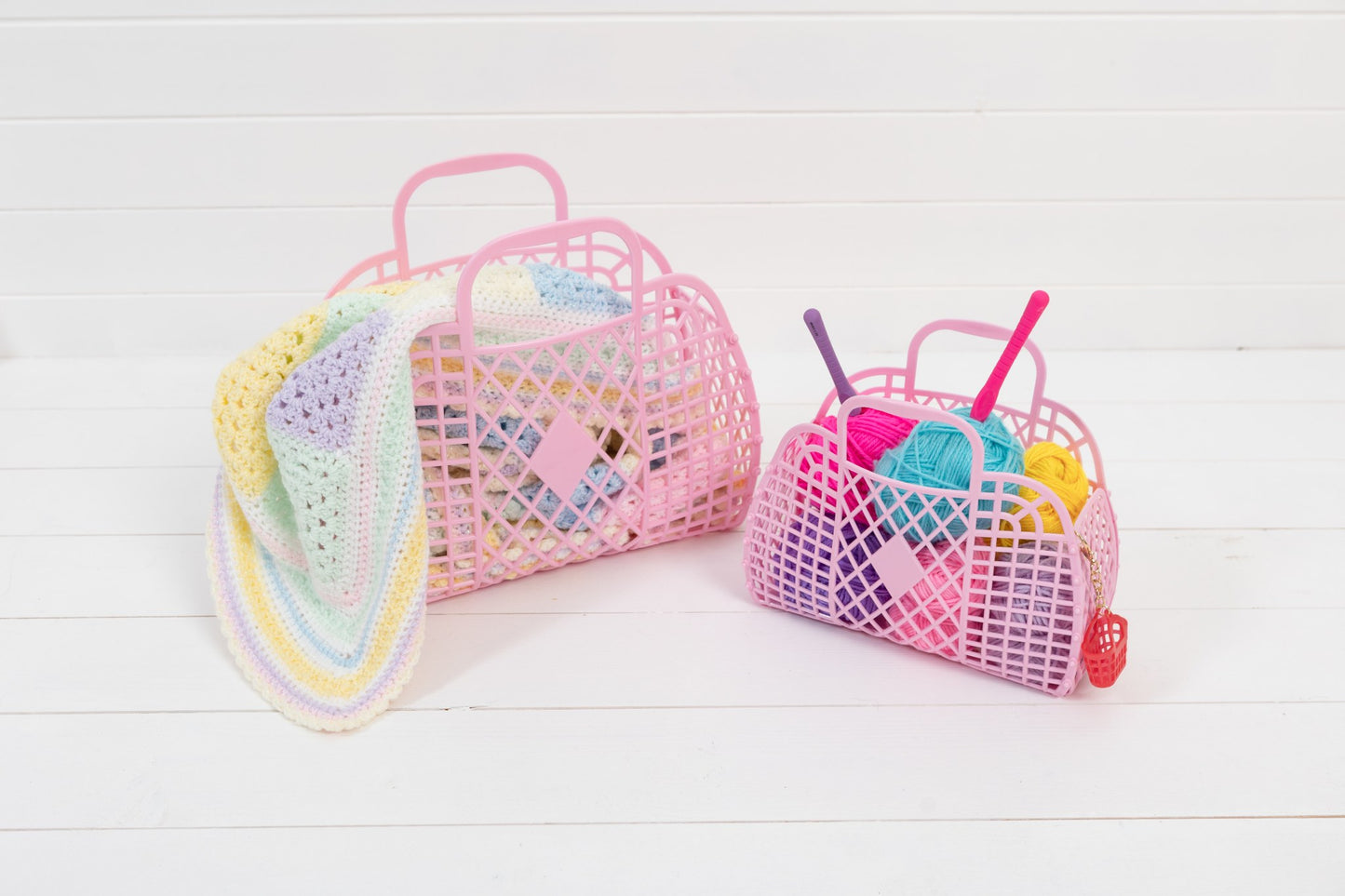 Sun Jellies Retro Basket - Large