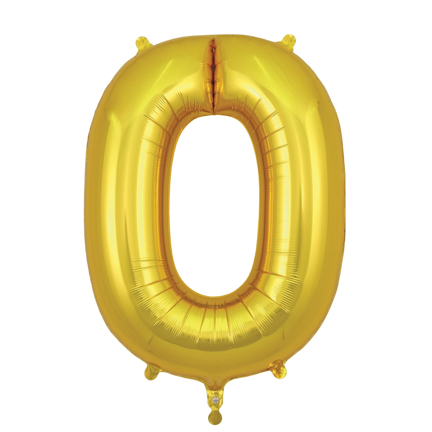 Balloon Foil Number 0 - Gold