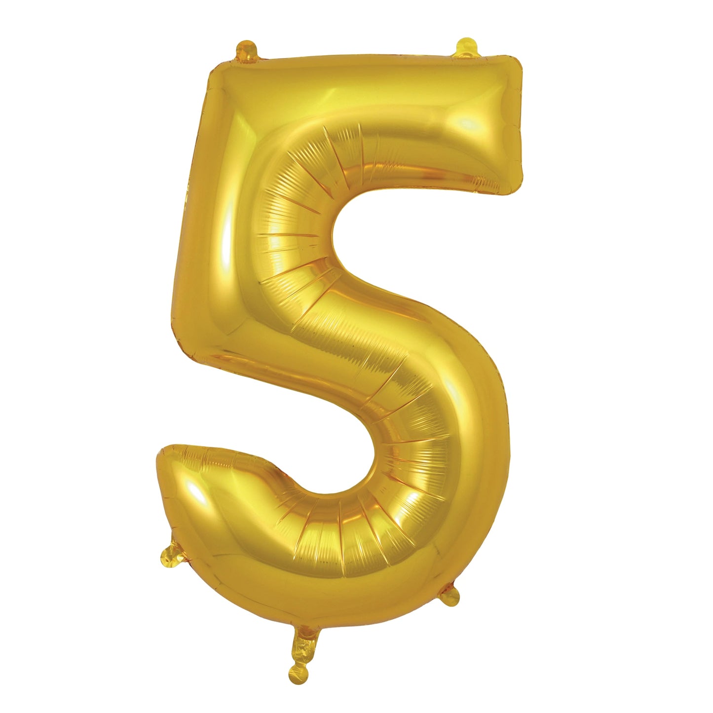 Balloon Foil Number 5 - Gold