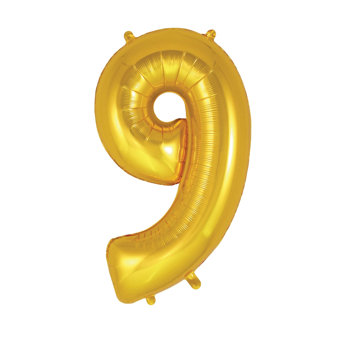 Balloon Foil Number 9 - Gold