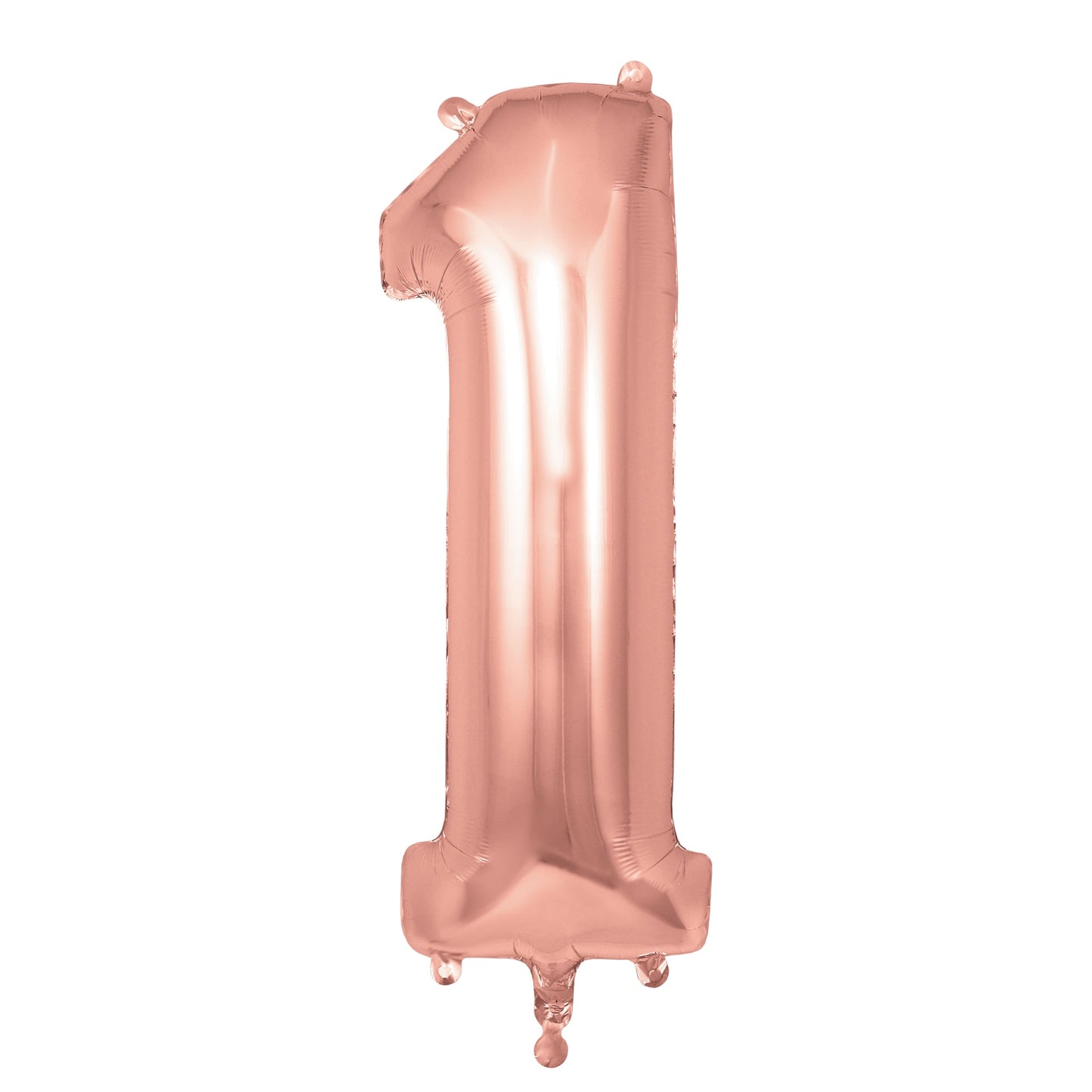 Balloon Foil Number 1 - rose gold