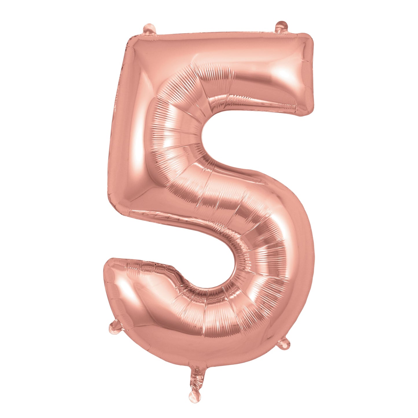 Balloon Foil Number 5 - rose gold