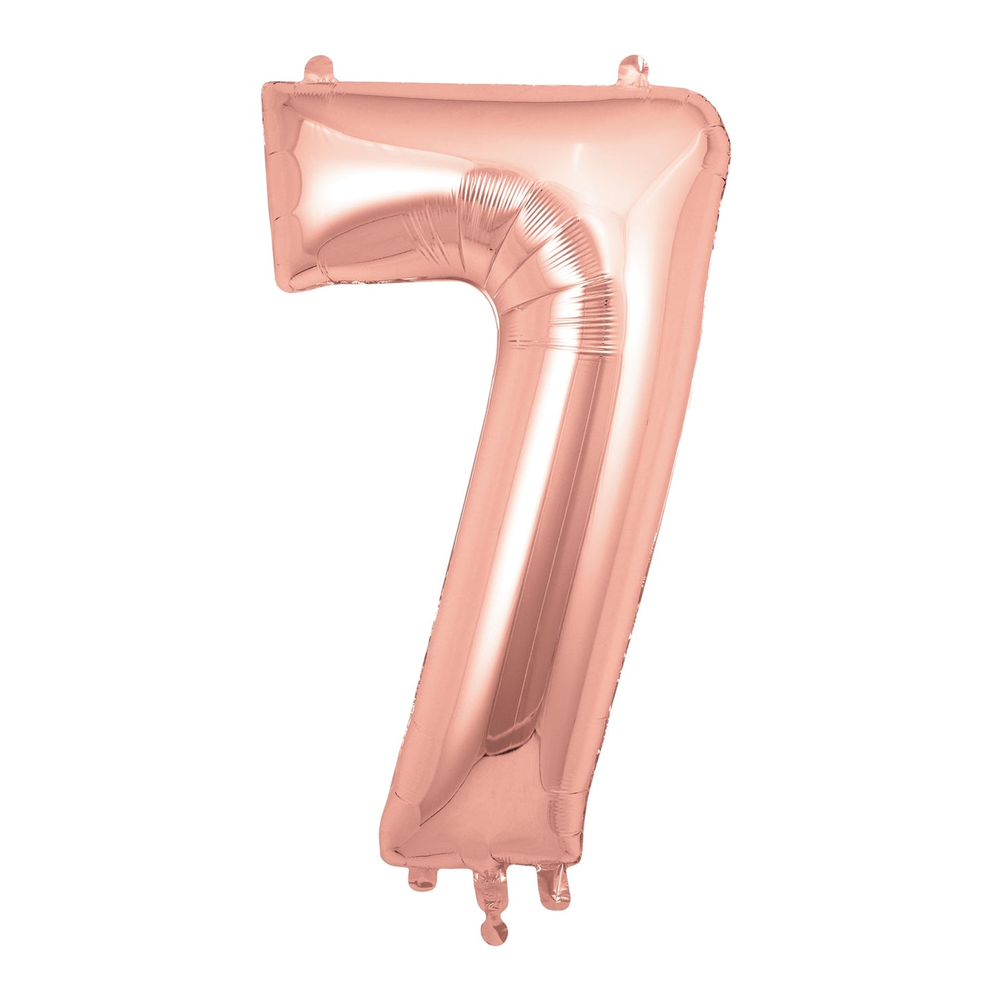 Balloon Foil Number 7 - rose gold