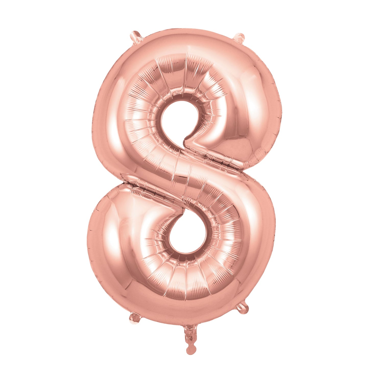 Balloon Foil Number 8 - rose gold