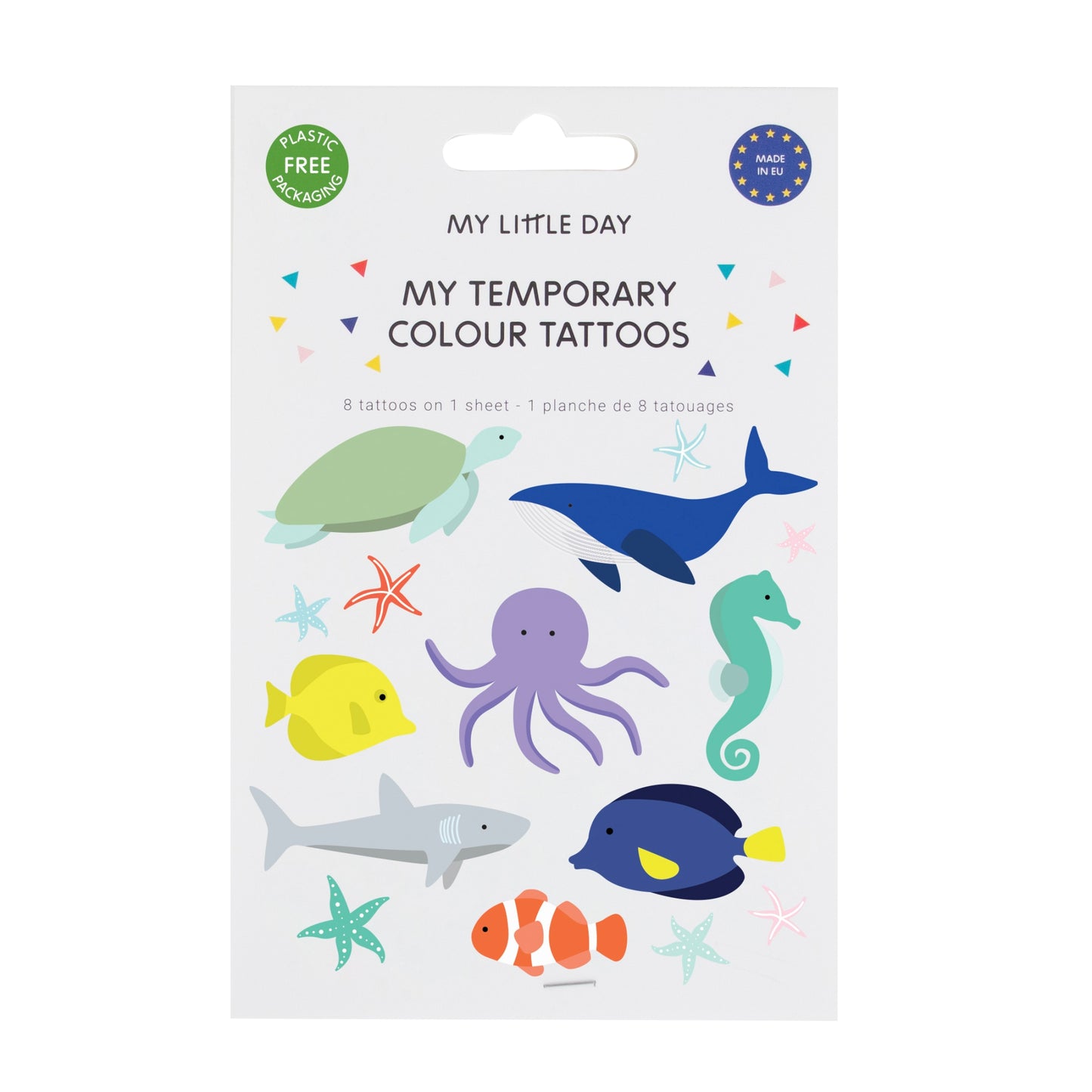 Tattoos 12 pieces ocean