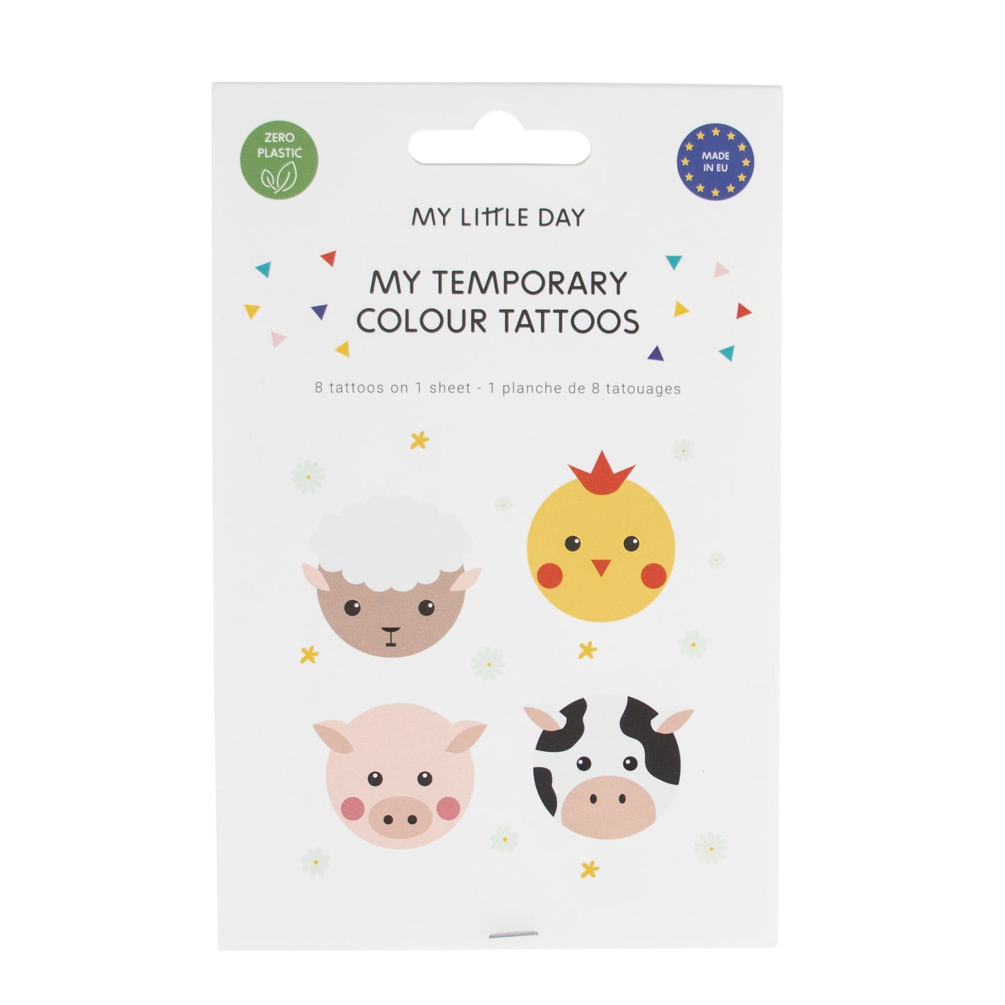 Tattoos 12 pieces mini farm