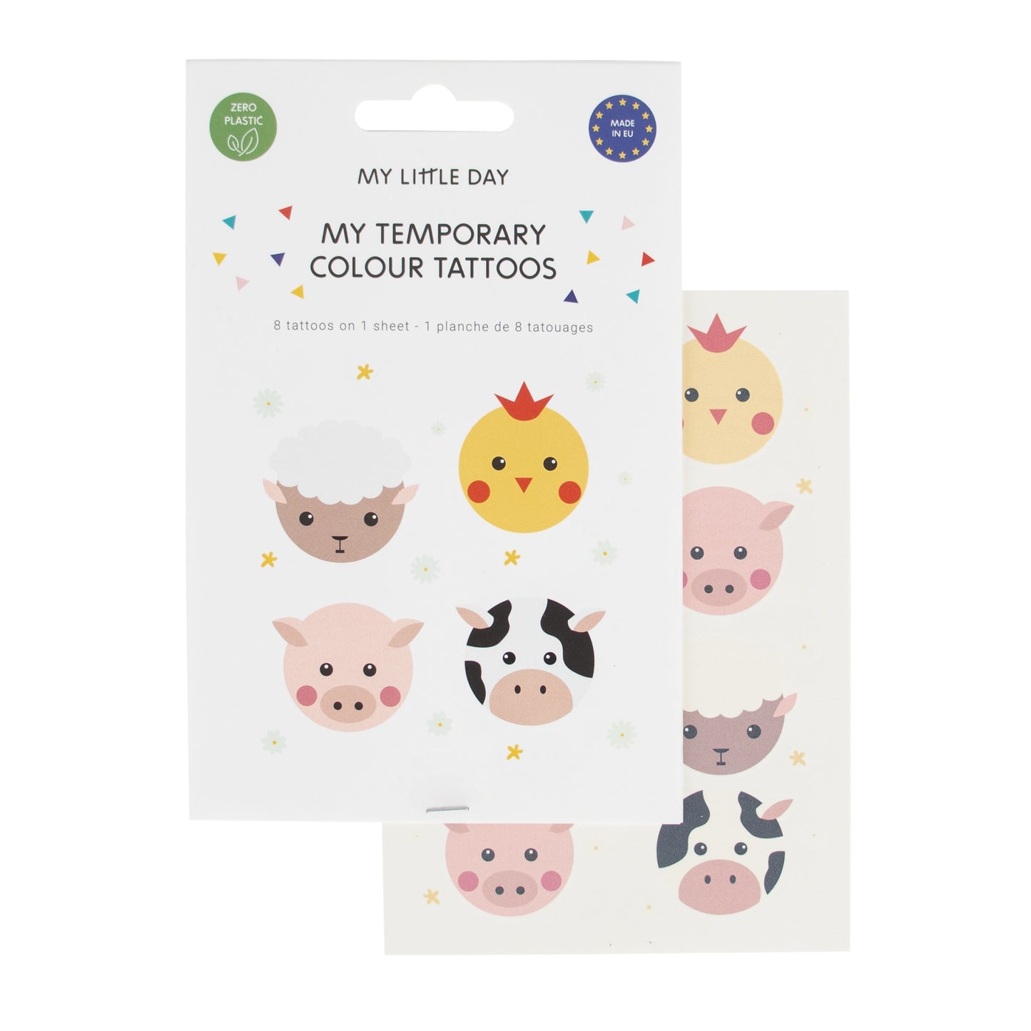 Tattoos 12 pieces mini farm