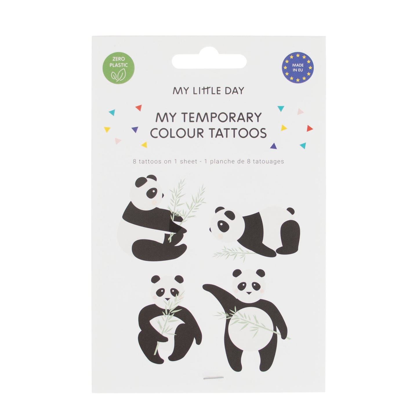 Tattoos 12 pieces panda