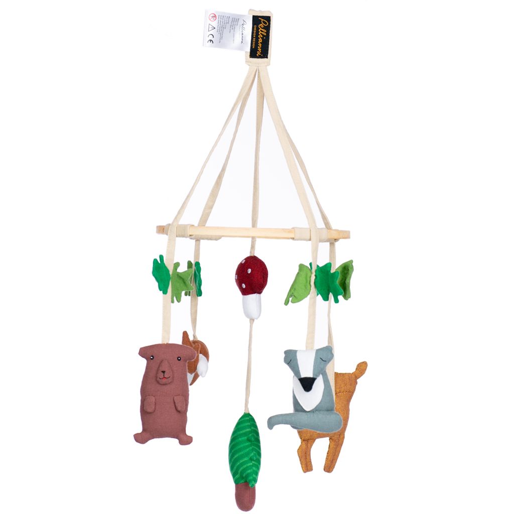 Crib mobile Woodland