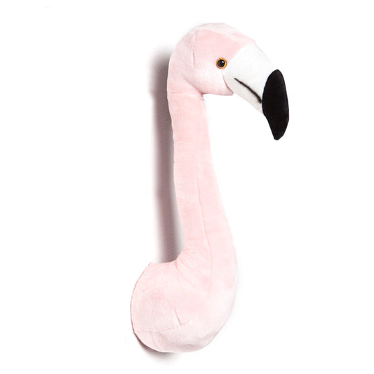 Dyrehovede i plys - FLAMINGO