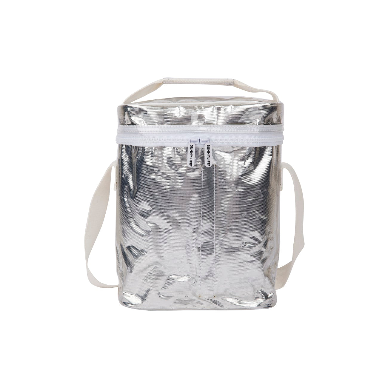 Cooler Drinks Bag Metallic - Silver