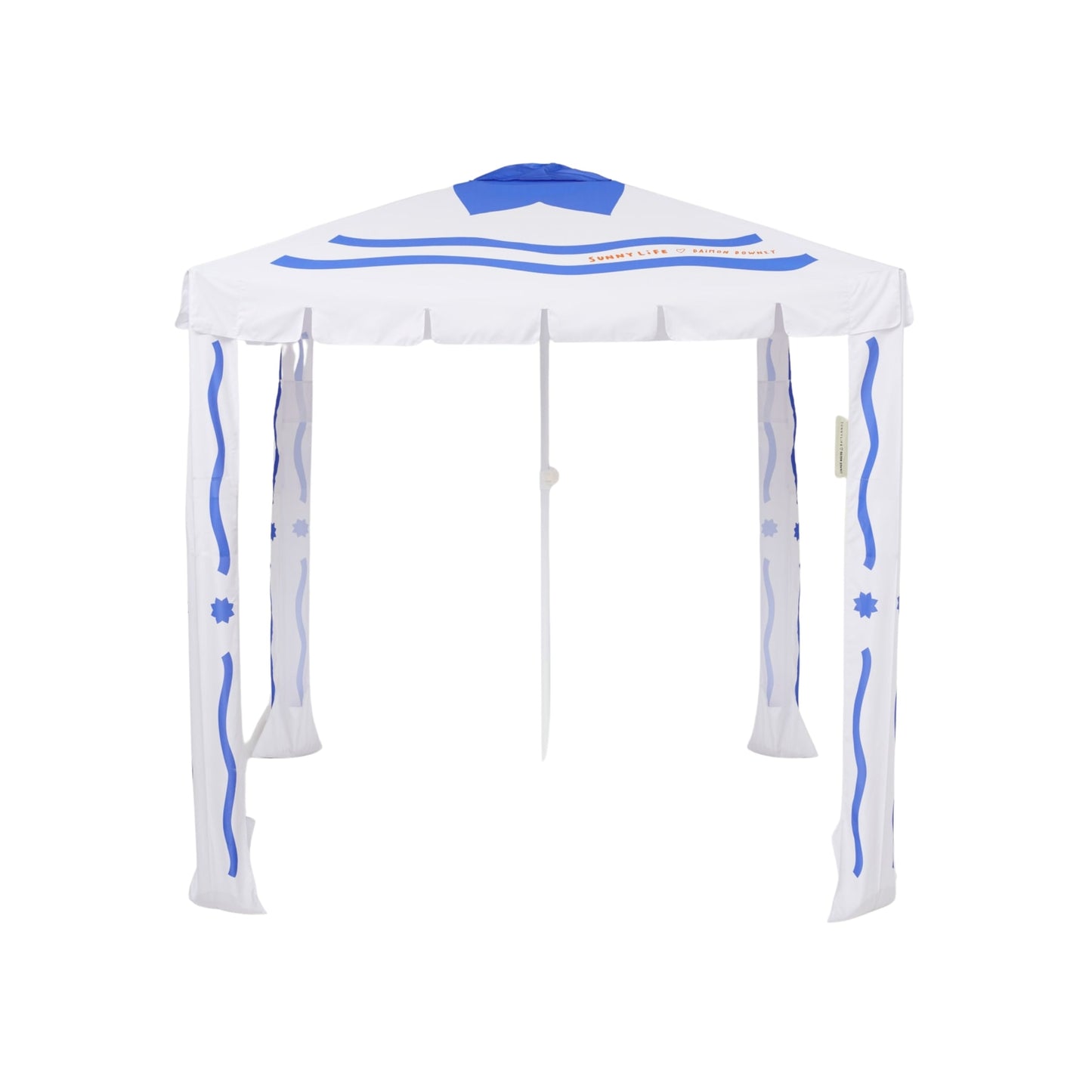 Beach Umbrella Cabana Style Deep Blue