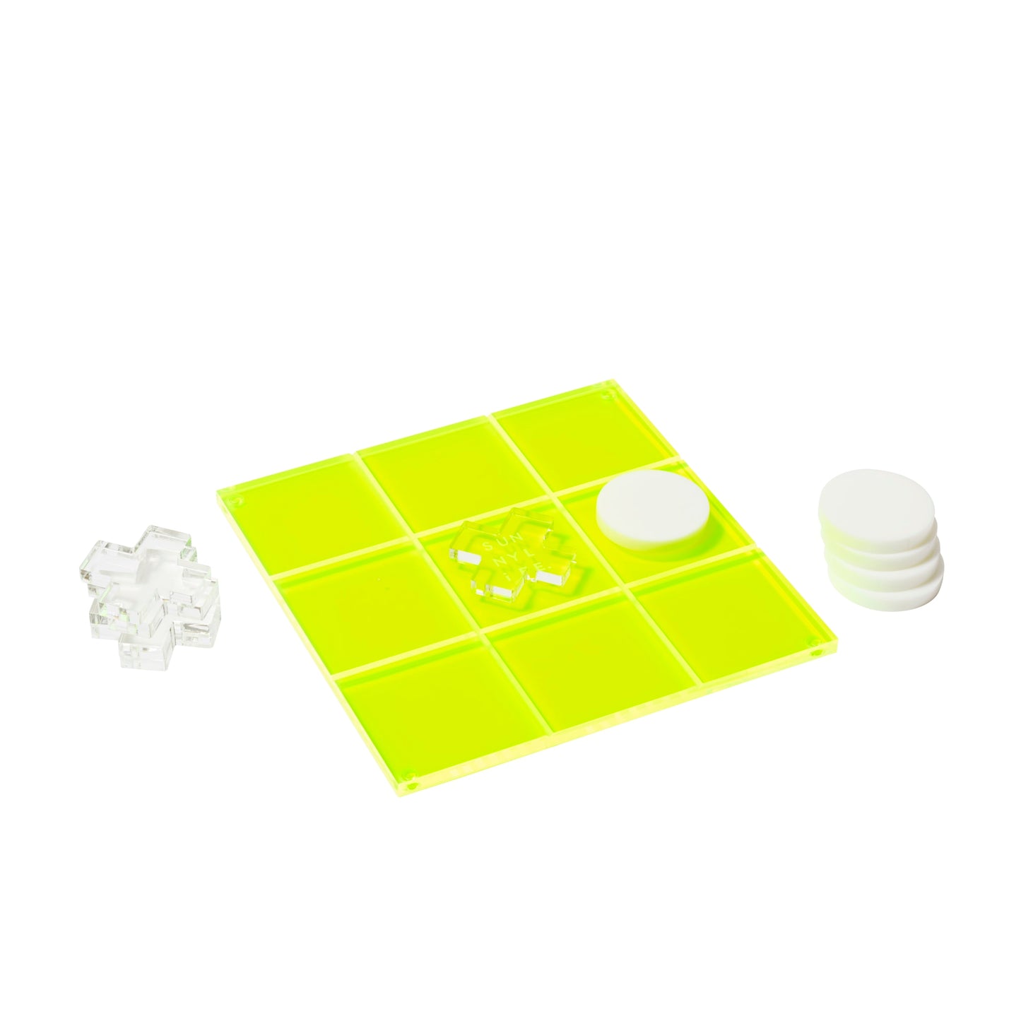 Lucite Tic Tac Toe - NEON