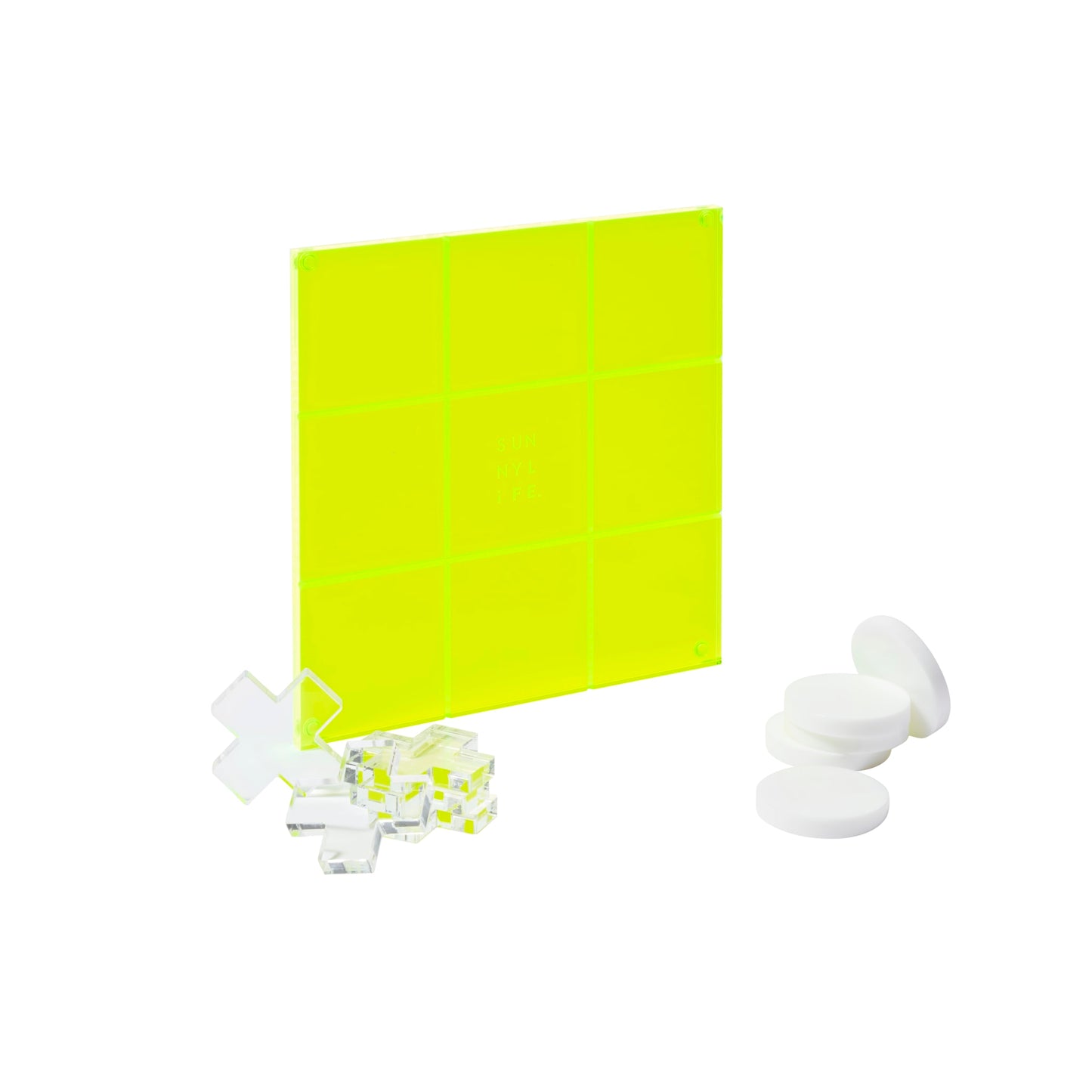 Lucite Tic Tac Toe - NEON