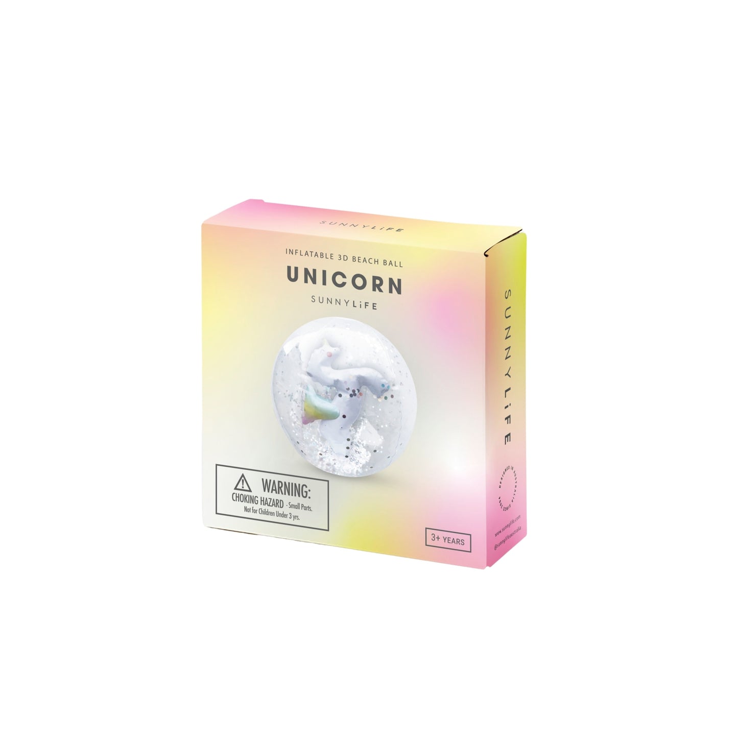 3D Inflatable Beach Ball Unicorn