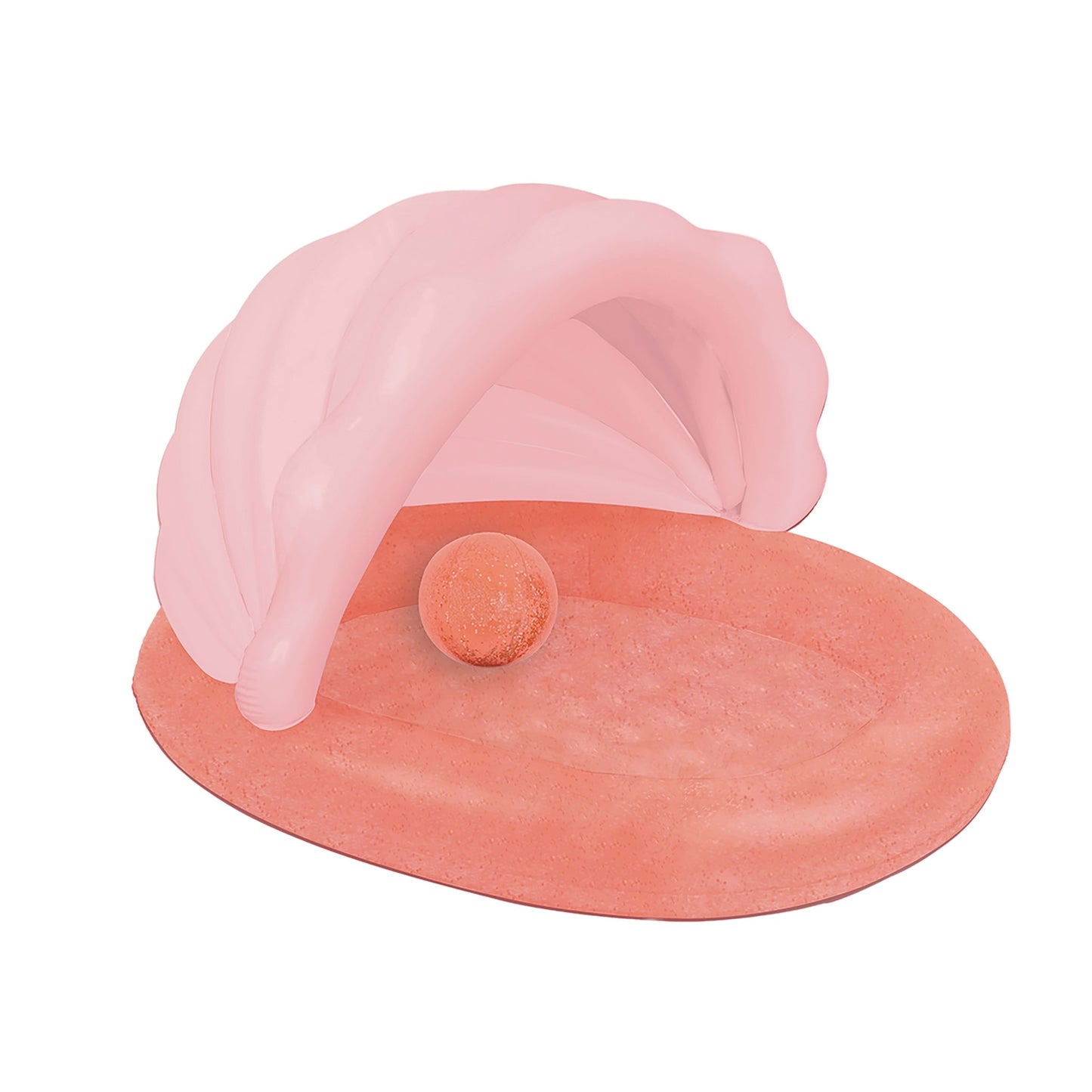 Kiddy Pool Shell Neon Coral