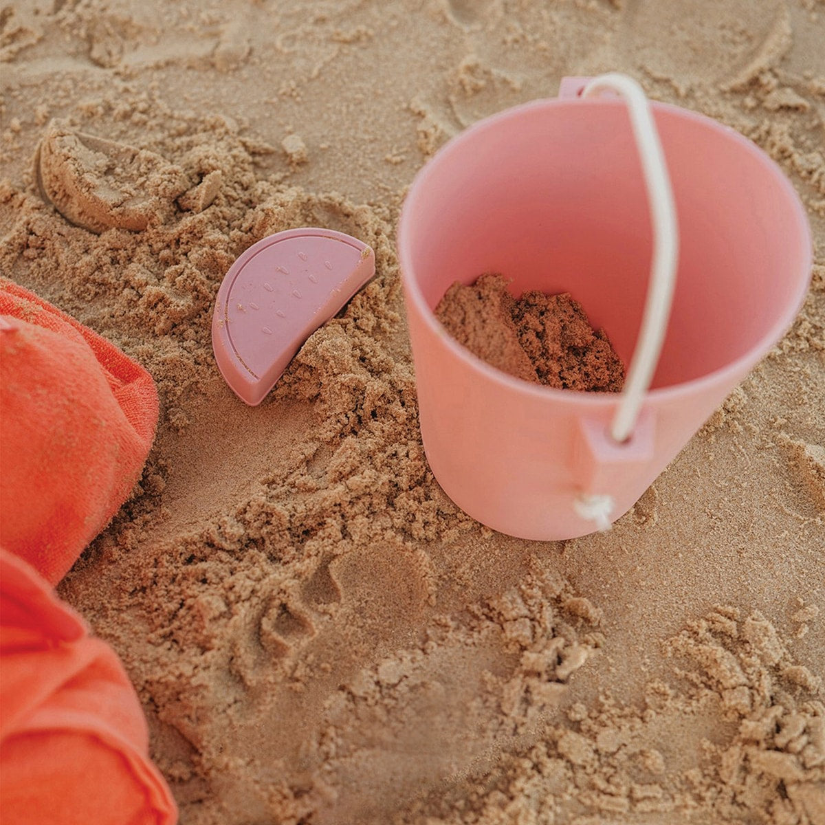 Silicone Bucket & Spade Set Pink