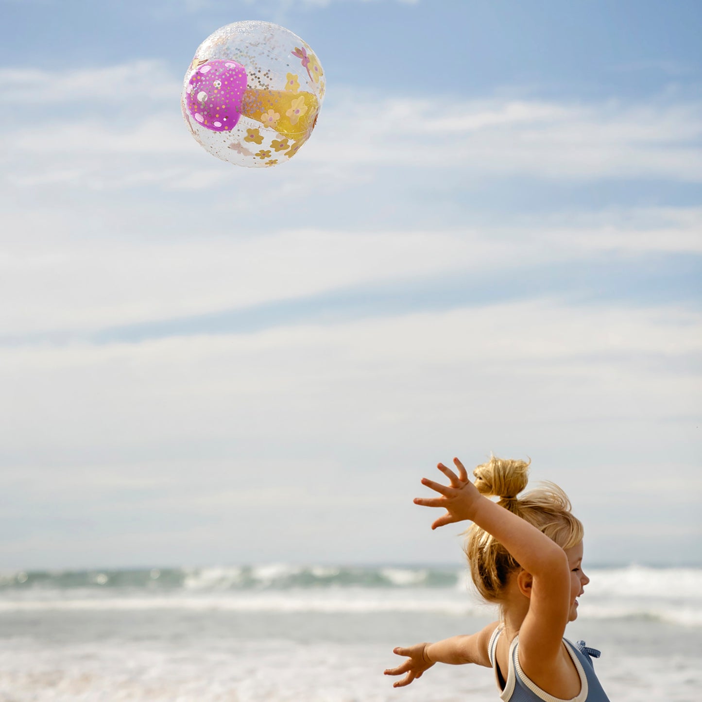 3D Inflatable Beach Ball Mima the Fairy Lemon Lilac 