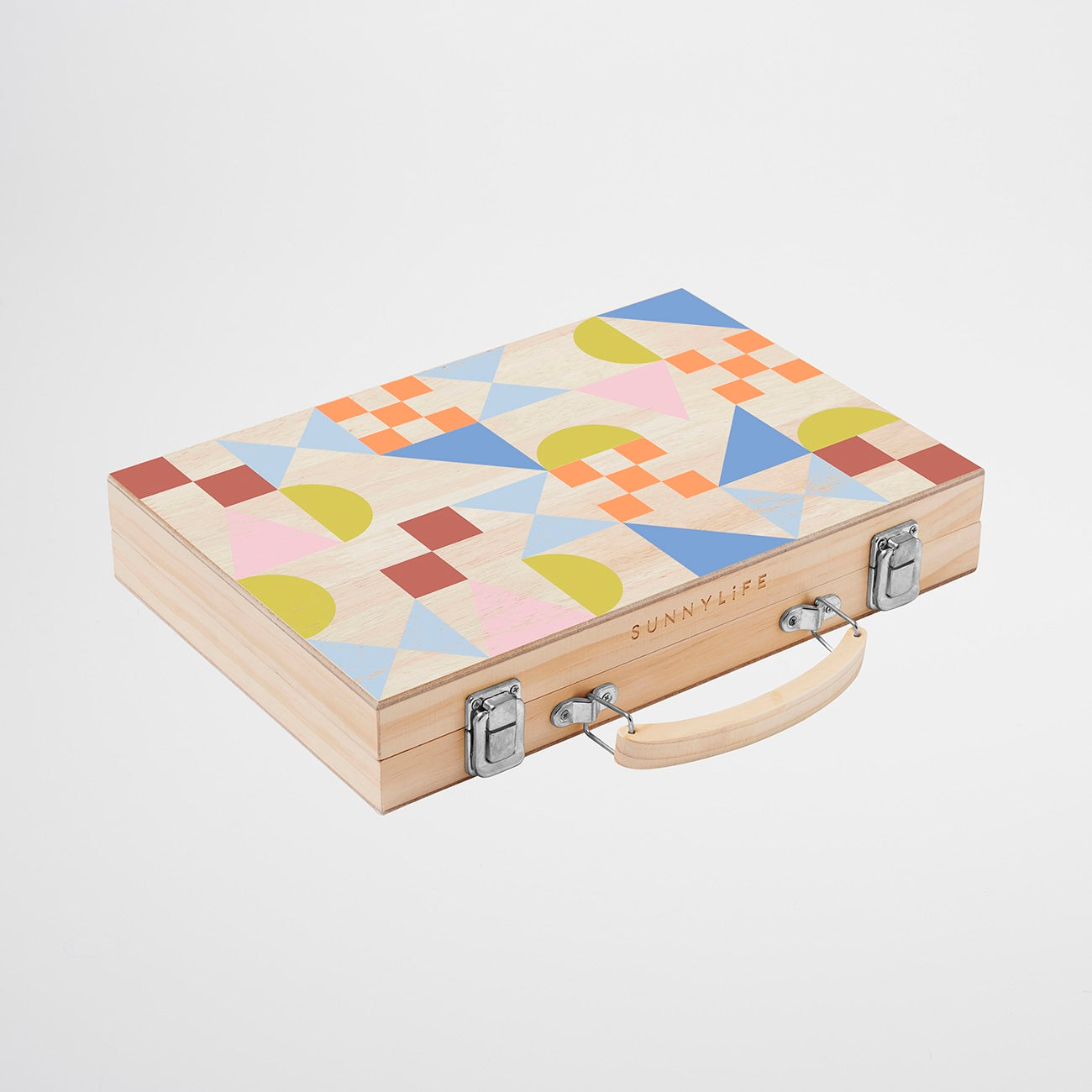 Wooden & Cork Backgammon Majorelle