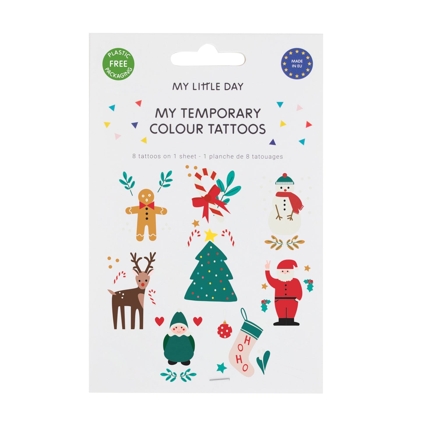 Tattoos 12 pieces christmas